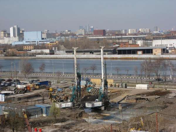 2010 год г. Москва, Нагатино-Садовники, мкр.1, корп 29А - ход строительства. Апрель: