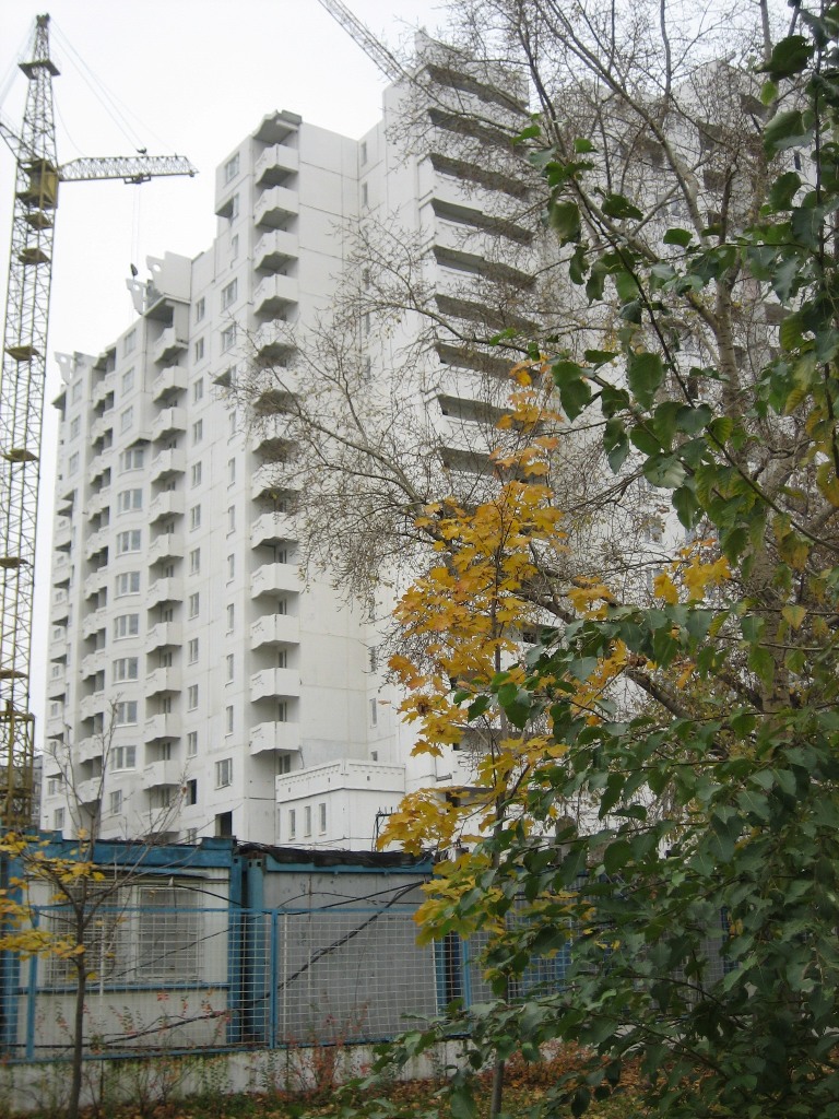 Октябрь 2012 - фотографии дома Нагатино-Садовники, мкр.1, корпус 29А 