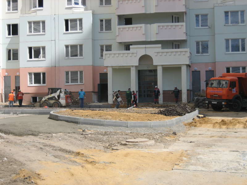 Обустройство двора Нагатино-Садовники - - Официальный сайт Нагатино-Садовники, мкр.1, корпус 29А - http://www.NagatinoS.com